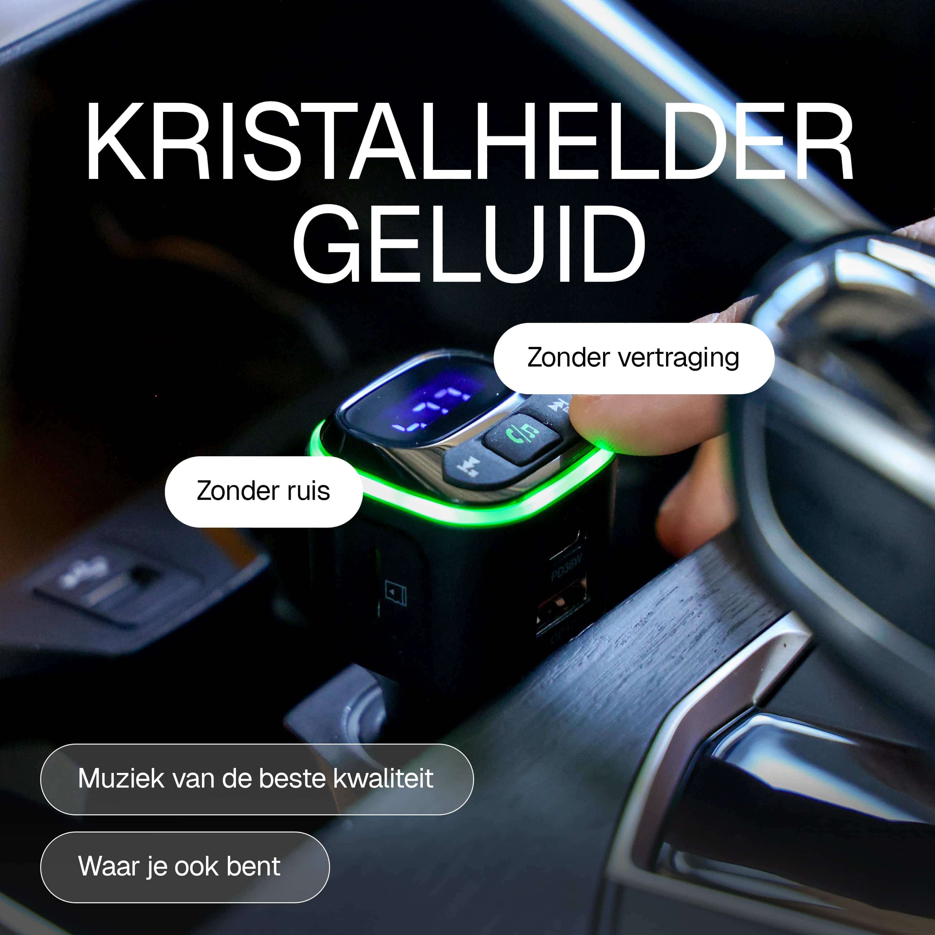 Handsfree bellen met Wegman FM Transmitter via autoradio