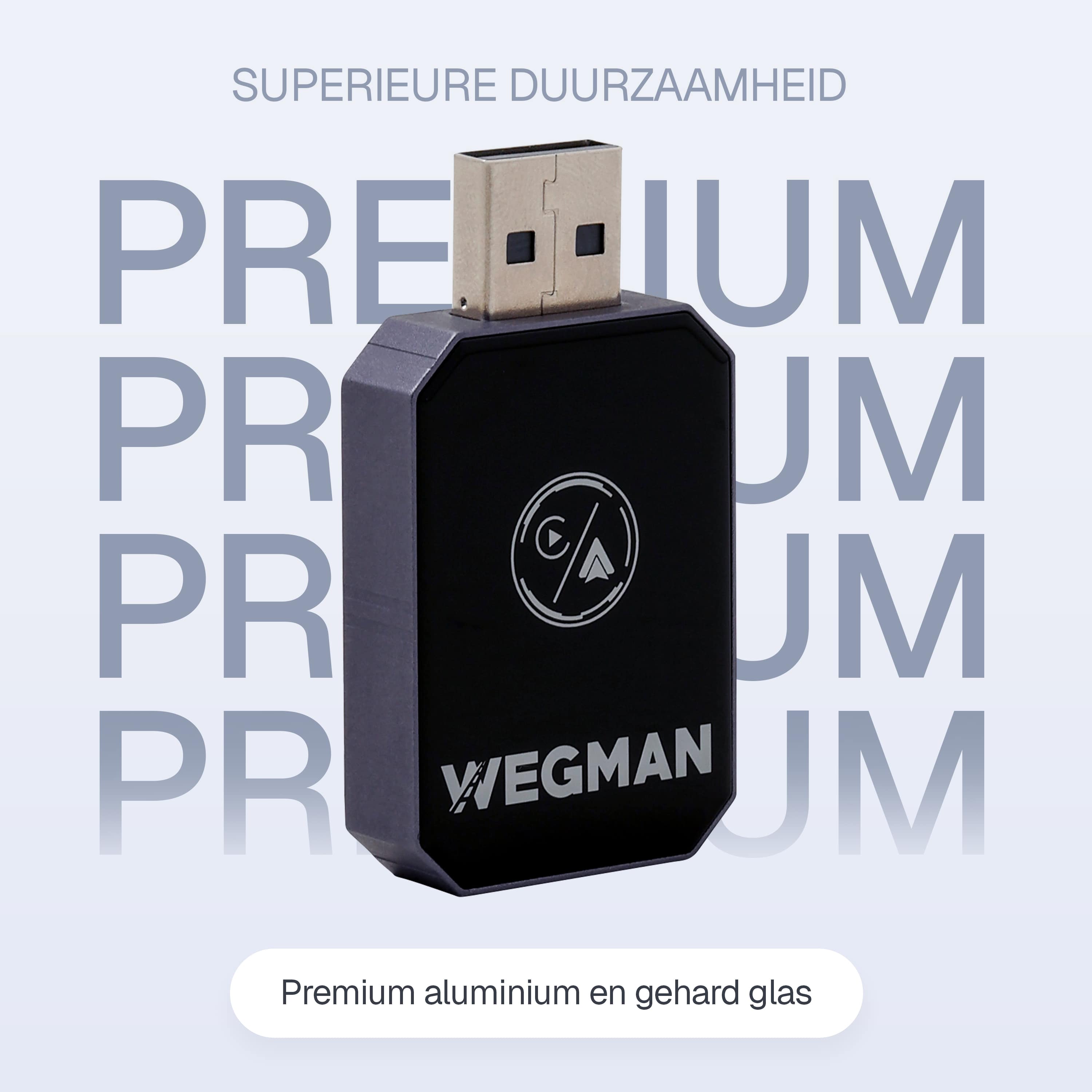 Wegman premium carplay dongle van hoge kwaliteit