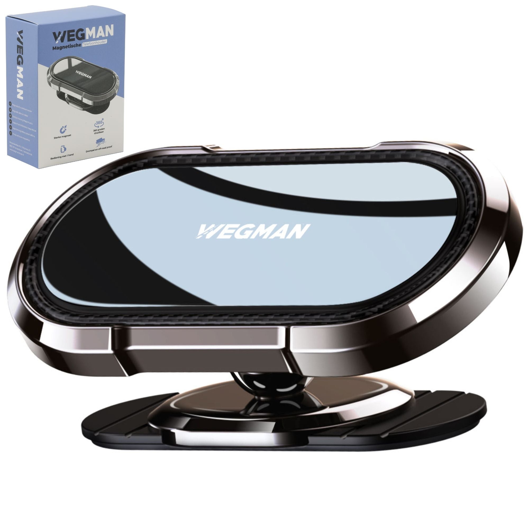Wegman magnetische telefoonhouder met sterke magneet en aluminium design voor auto dashboard