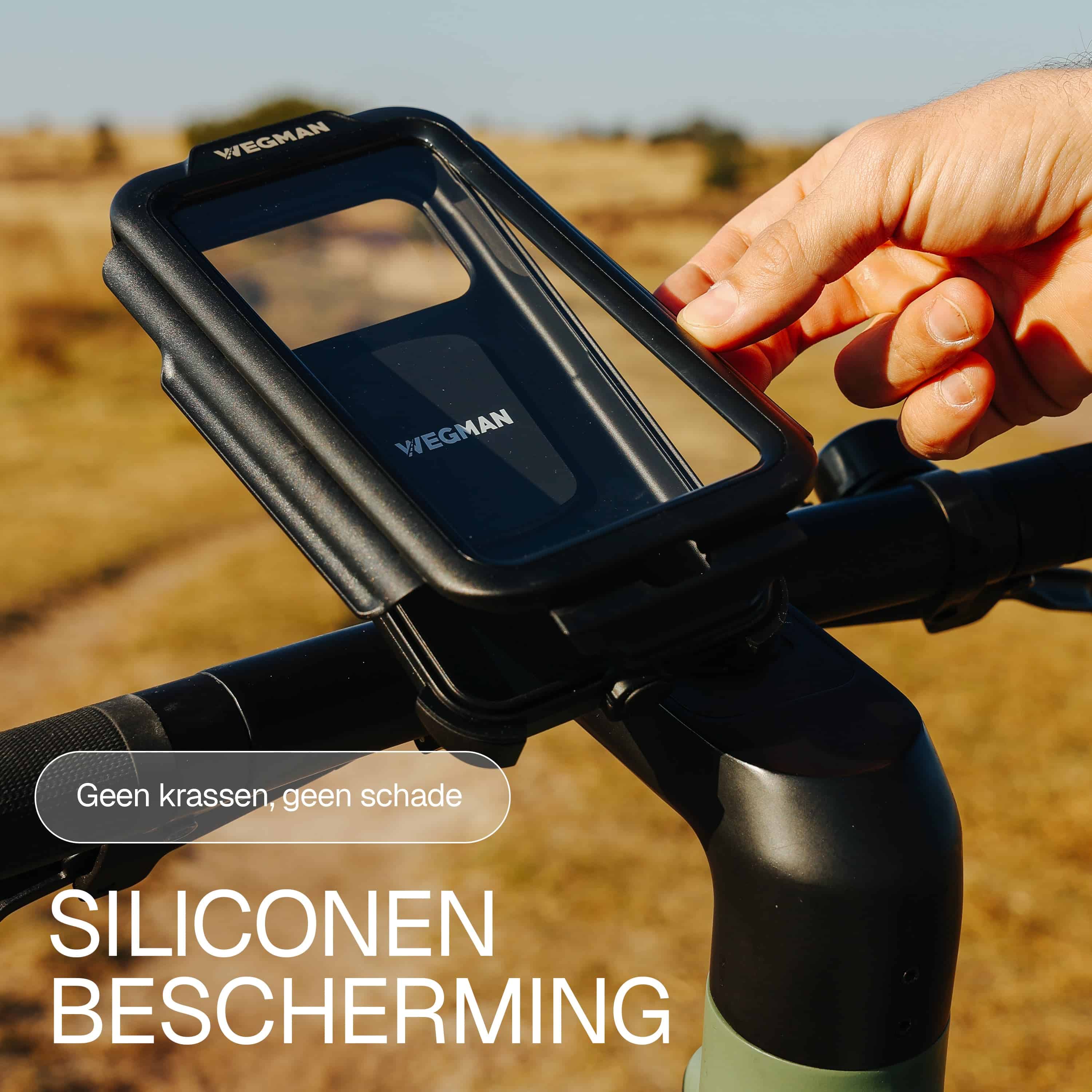 Bescherm je smartphone tegen regen, stof en wind tijdens het fietsen
